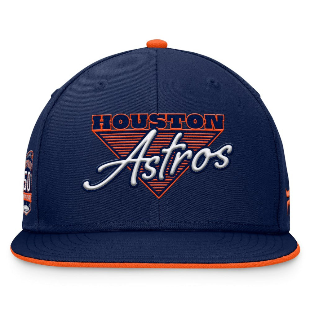 Houston Astros Fanatics Fundamental Tri-Script Fitted Hat for sale