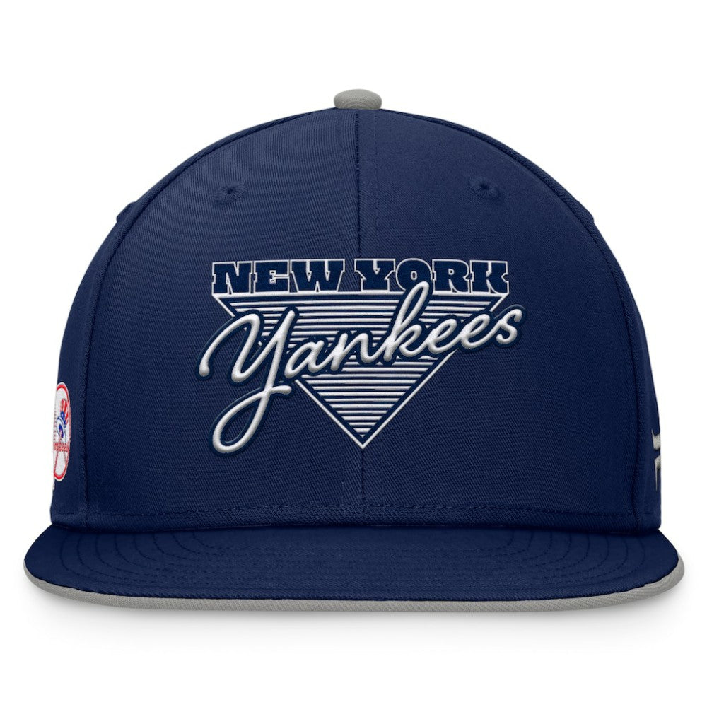New York Yankees Fanatics Fundamental Tri-Script Fitted Hat discount