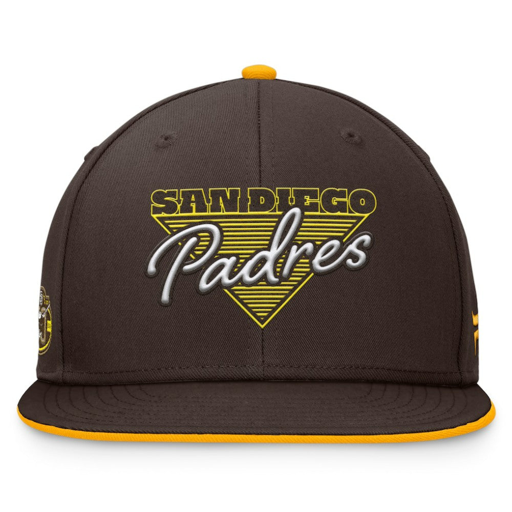 San Diego Padres Fanatics Fundamental Tri-Script Fitted Hat Near Me
