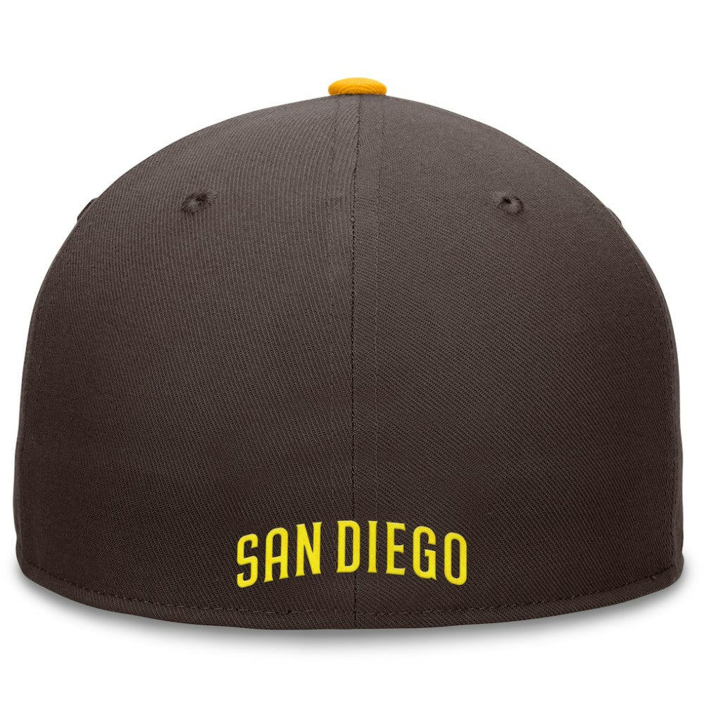 San Diego Padres Fanatics Fundamental Tri-Script Fitted Hat Near Me
