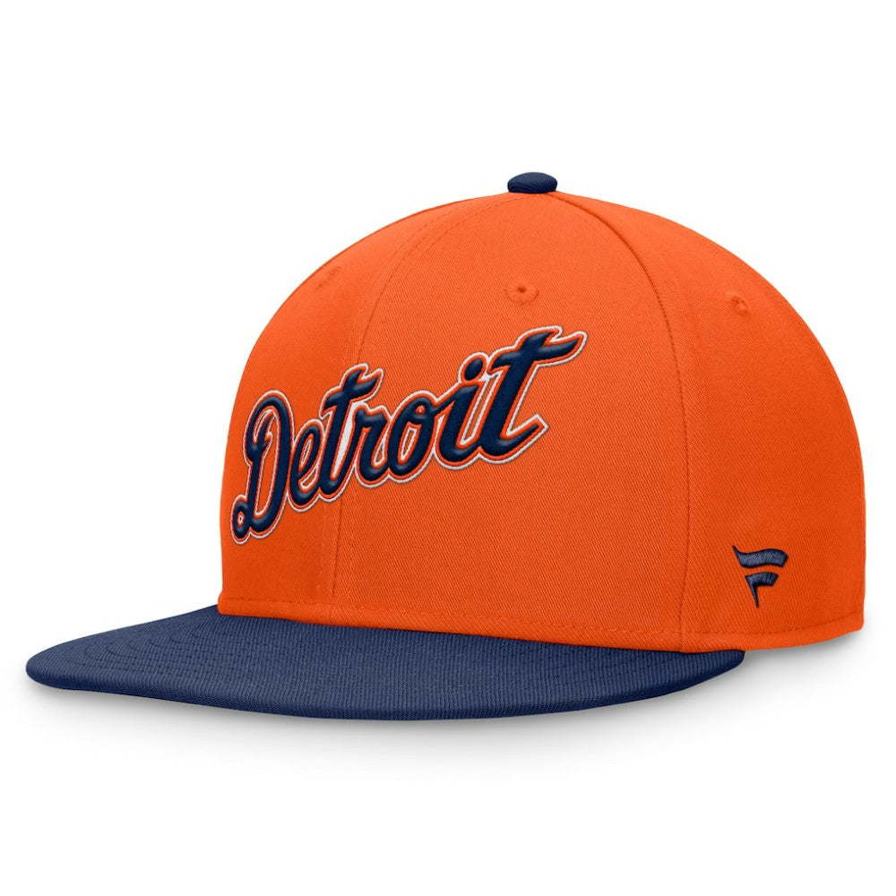 Detroit Tigers Fanatics Fundamental Two-Tone Fitted Hat for sale