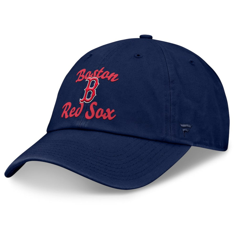 Boston Red Sox Fanatics Women's Fundamental Script Logo Adjustable Hat Lifestyle