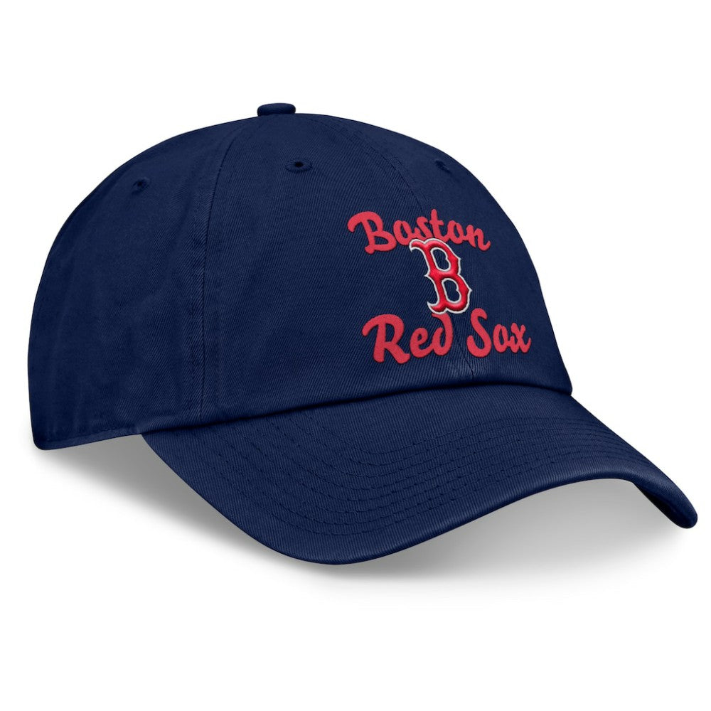 Boston Red Sox Fanatics Women's Fundamental Script Logo Adjustable Hat Lifestyle