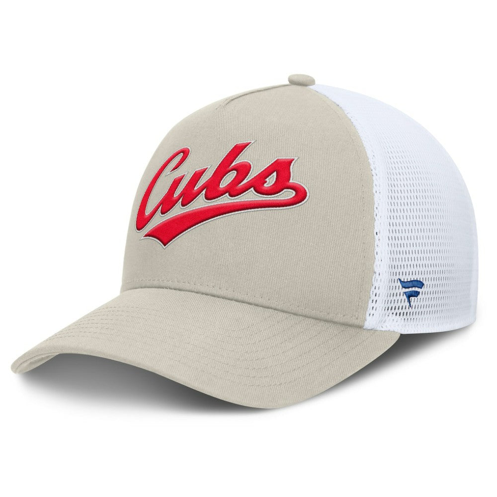 Chicago Cubs Fanatics Heritage Light Khaki A-Frame Adjustable Hat discount