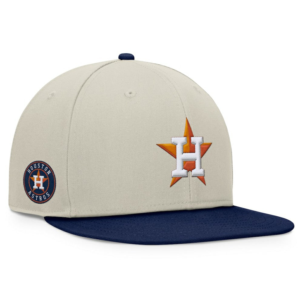 Houston Astros Fanatics Team Two-Tone Snapback Hat Lifestyle