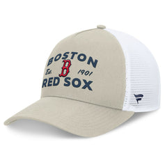 Boston Red Sox Fanatics A-Frame Trucker Adjustable Hat Lifestyle