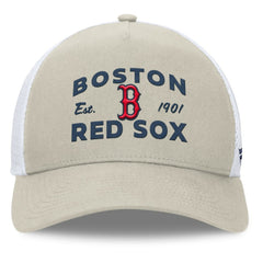 Boston Red Sox Fanatics A-Frame Trucker Adjustable Hat Lifestyle