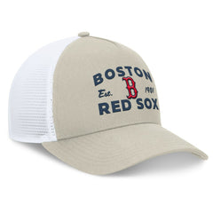 Boston Red Sox Fanatics A-Frame Trucker Adjustable Hat Lifestyle