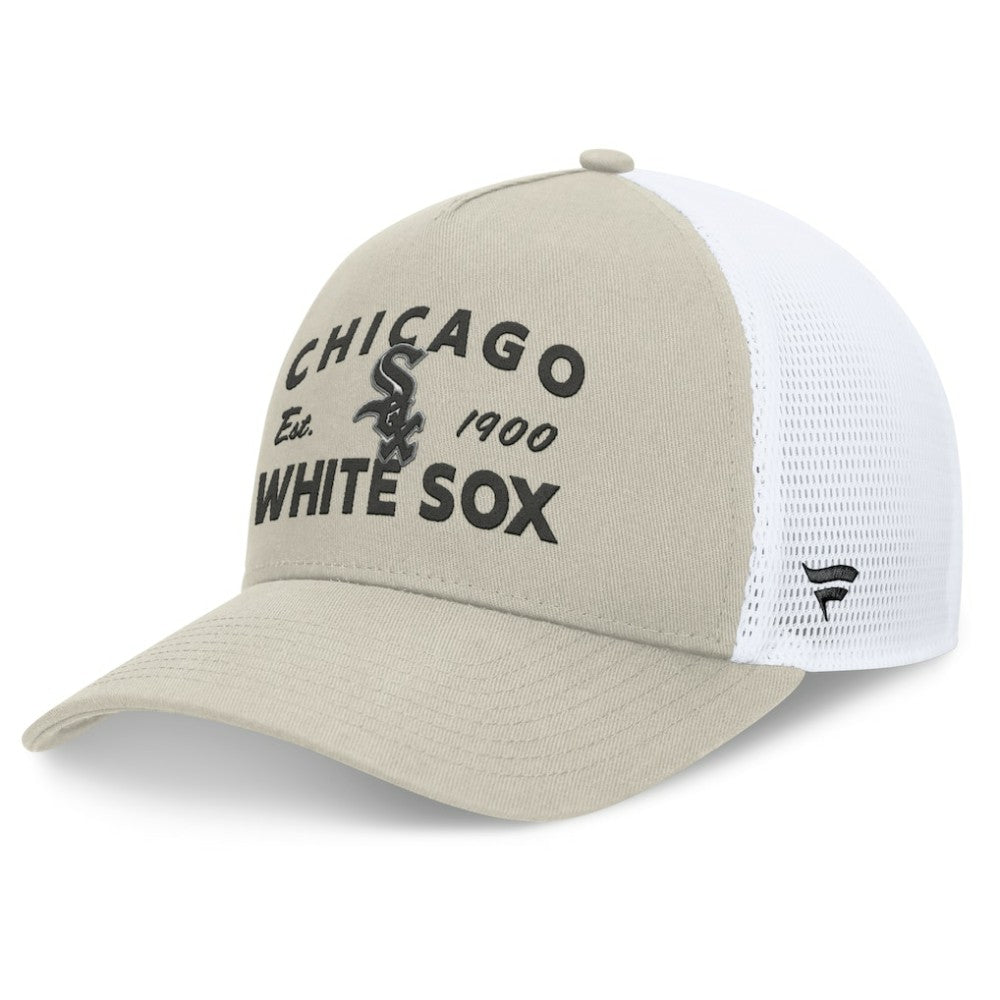 Chicago White Sox Fanatics A-Frame Trucker Adjustable Hat On Sale