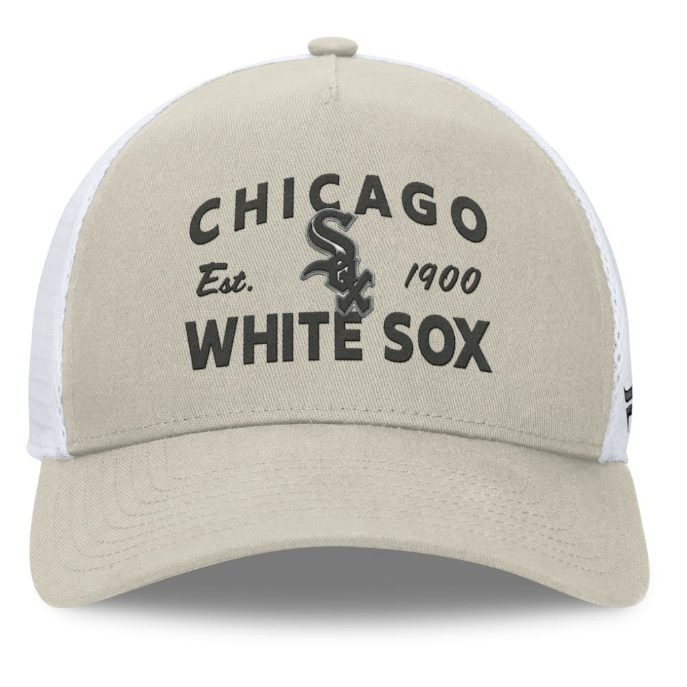 Chicago White Sox Fanatics A-Frame Trucker Adjustable Hat On Sale
