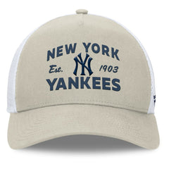 New York Yankees Fanatics A-Frame Trucker Adjustable Hat Clearance