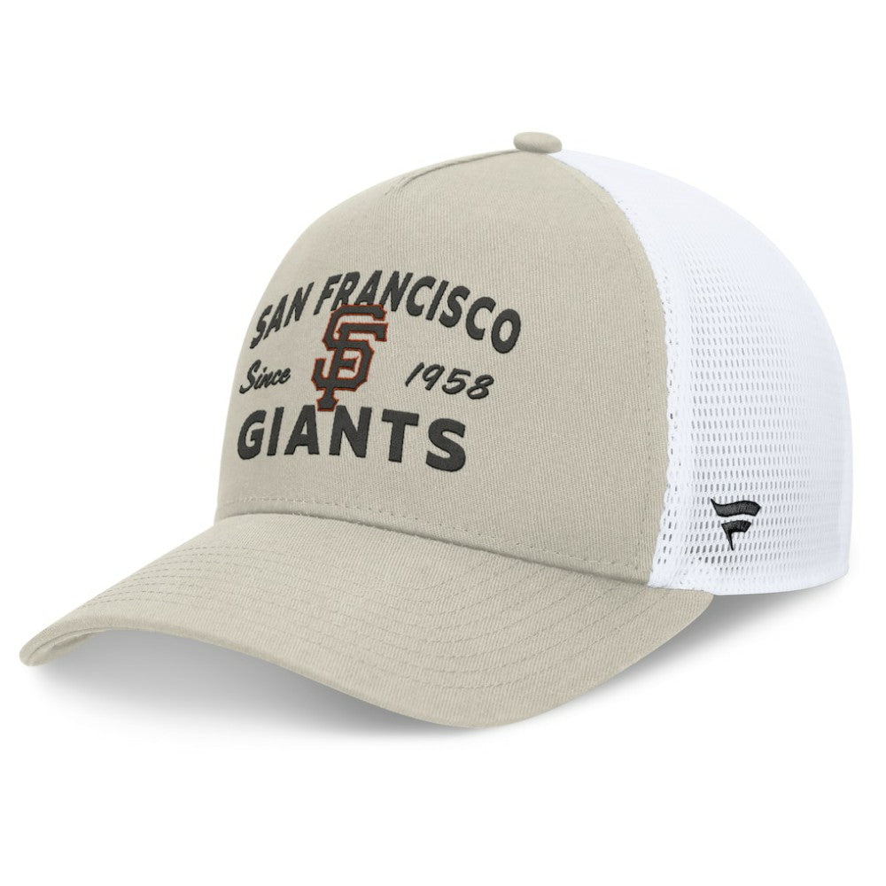San Francisco Giants Fanatics A-Frame Trucker Adjustable Hat Clearance