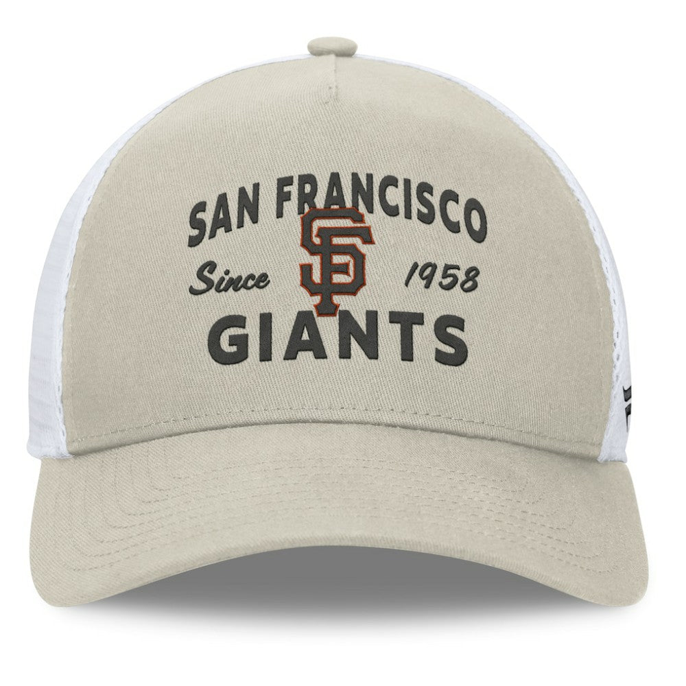 San Francisco Giants Fanatics A-Frame Trucker Adjustable Hat Clearance