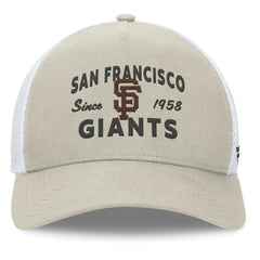 San Francisco Giants Fanatics A-Frame Trucker Adjustable Hat Clearance