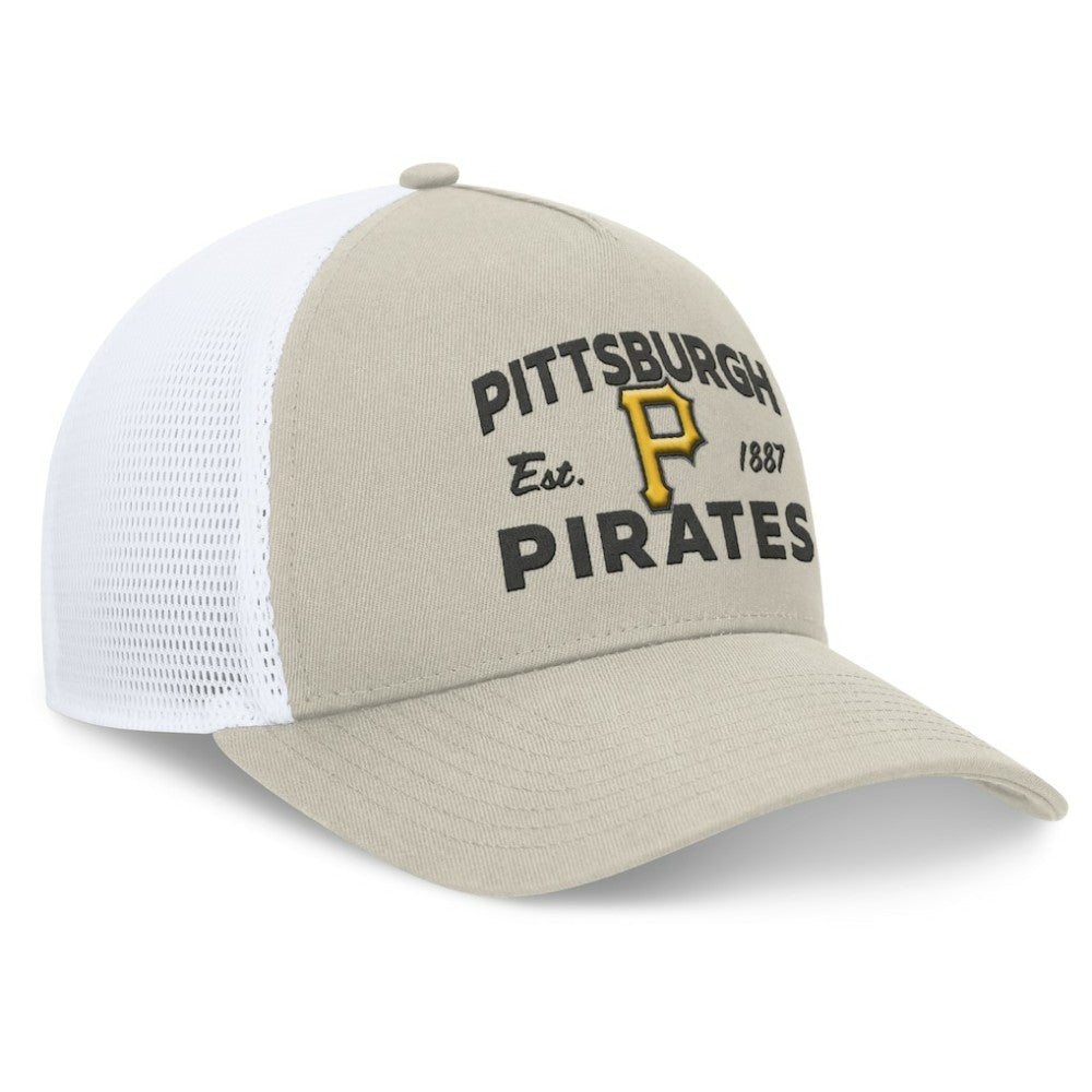 Pittsburgh Pirates Fanatics A-Frame Trucker Adjustable Hat Sale