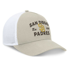 San Diego Padres Fanatics A-Frame Trucker Adjustable Hat discount