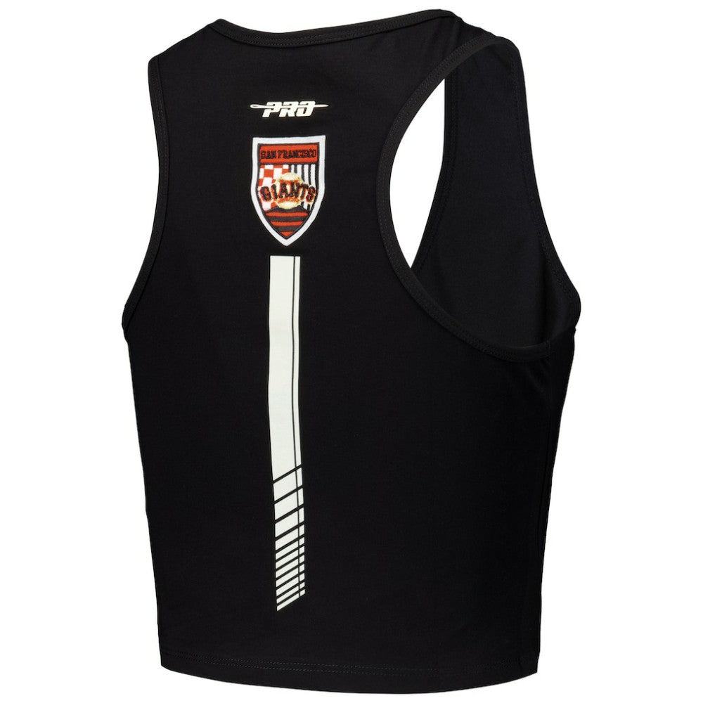 San Francisco Giants Pro Standard Women's Fast Lane Fitted Tri-Blend Cropped Tank Top Sale
