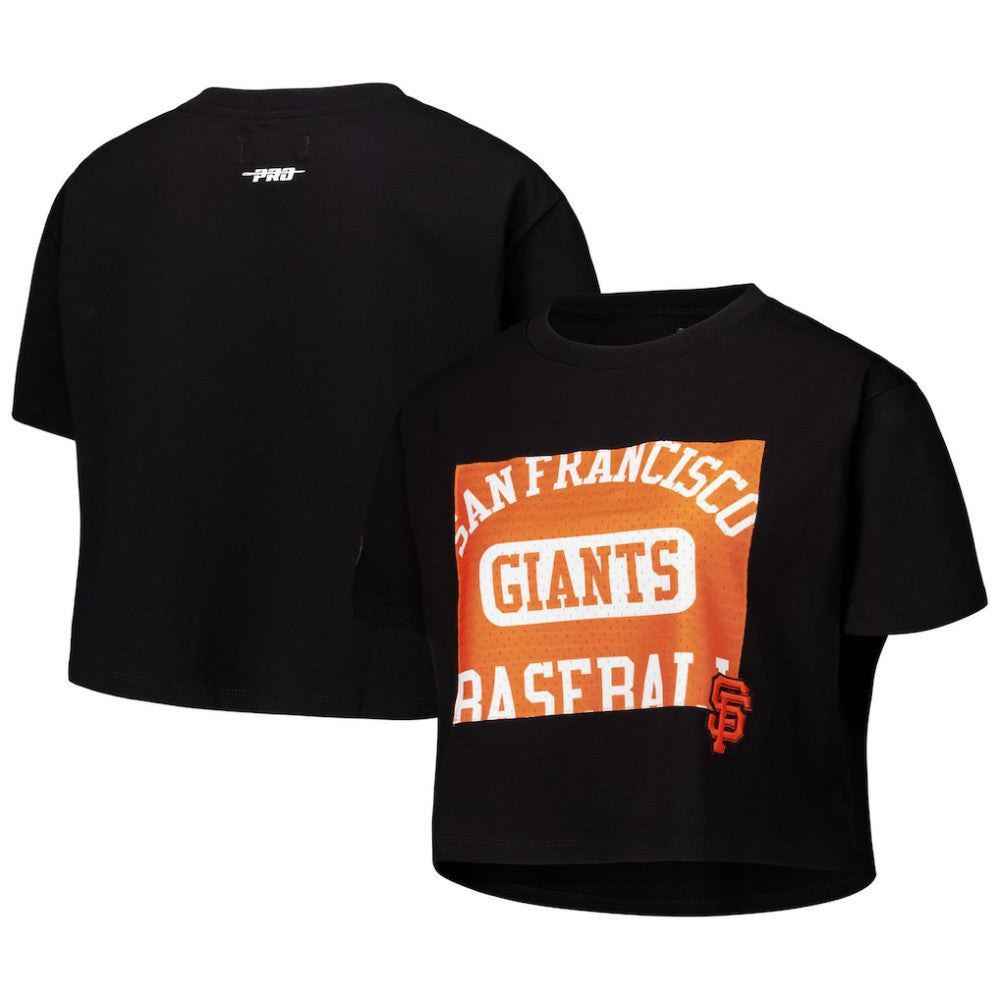 San Francisco Giants Pro Standard Women's Made To Play Boxy Cropped T-Shirt Clearance