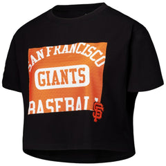 San Francisco Giants Pro Standard Women's Made To Play Boxy Cropped T-Shirt Clearance