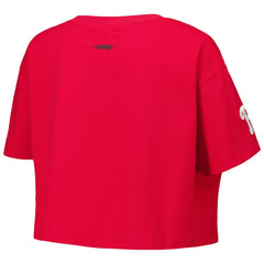 Philadelphia Phillies Pro Standard Women's Made To Play Boxy Cropped T-Shirt Sale