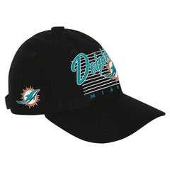 Miami Dolphins Youth Retro Wooly Adjustable Hat Black - NFL