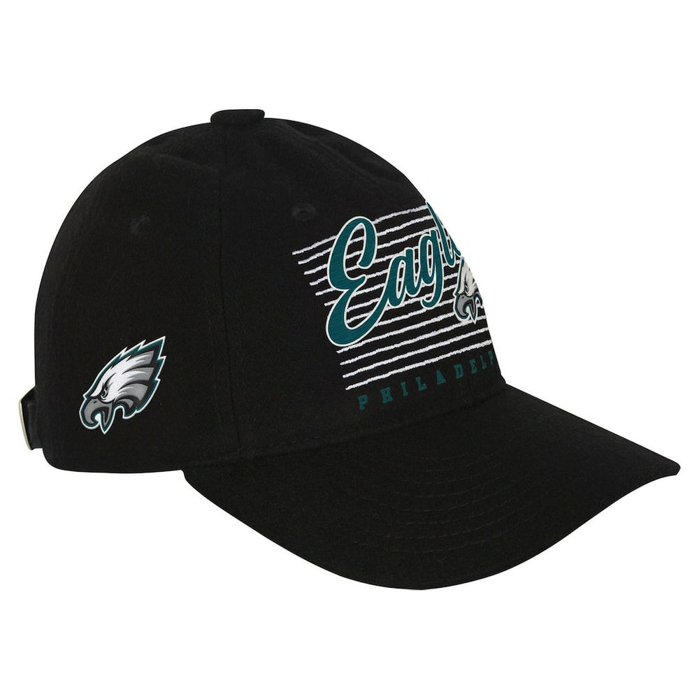 Philadelphia Eagles Youth Retro Wooly Adjustable Hat Black - NFL