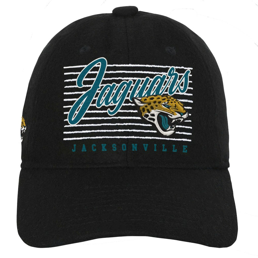 Jacksonville Jaguars Youth Retro Wooly Adjustable Hat Black - NFL