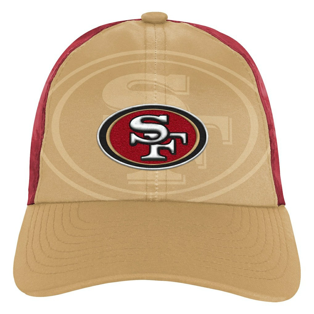 San Francisco 49ers Youth Combine Two-Tone Adjustable Hat Gold/Scarlet - NFL