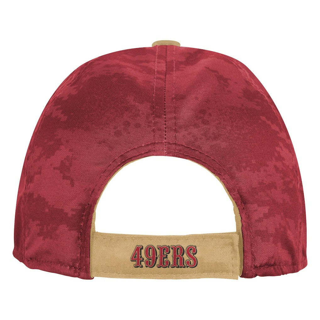 San Francisco 49ers Youth Combine Two-Tone Adjustable Hat Gold/Scarlet - NFL