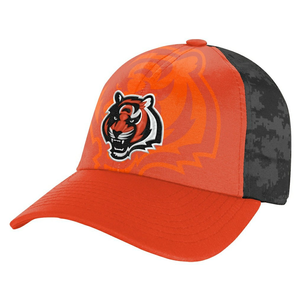 Cincinnati Bengals Youth Combine Two-Tone Adjustable Hat Orange/Black - NFL