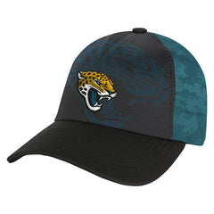 Jacksonville Jaguars Youth Combine Two-Tone Adjustable Hat Black/Teal - NFL