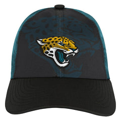 Jacksonville Jaguars Youth Combine Two-Tone Adjustable Hat Black/Teal - NFL