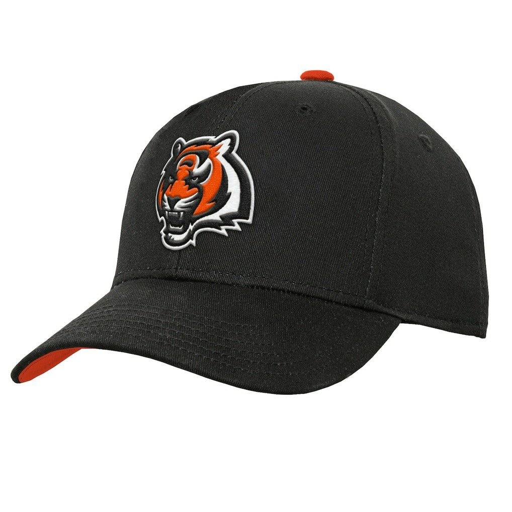 Cincinnati Bengals Youth Team Pre-Curved Adjustable Hat Black - NFL