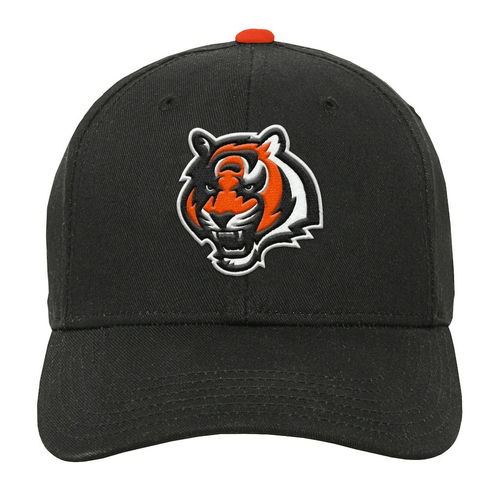 Cincinnati Bengals Youth Team Pre-Curved Adjustable Hat Black - NFL