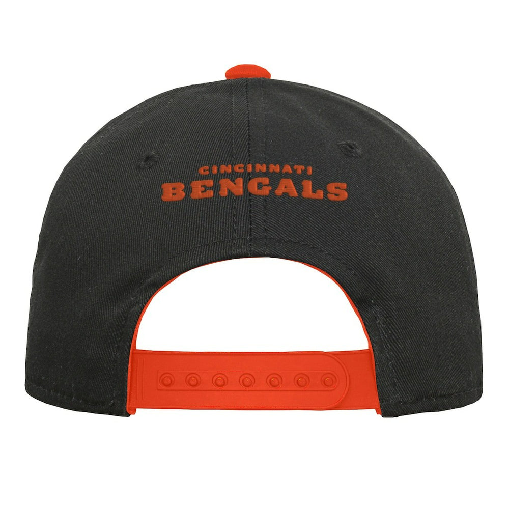 Cincinnati Bengals Youth Team Pre-Curved Adjustable Hat Black - NFL
