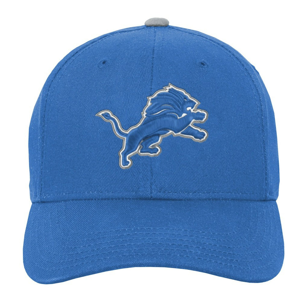 Detroit Lions Youth Team Pre-Curved Adjustable Hat Blue - NFL