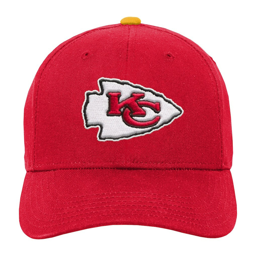 Kansas City Chiefs Youth Team Pre-Curved Adjustable Hat Red - NFL