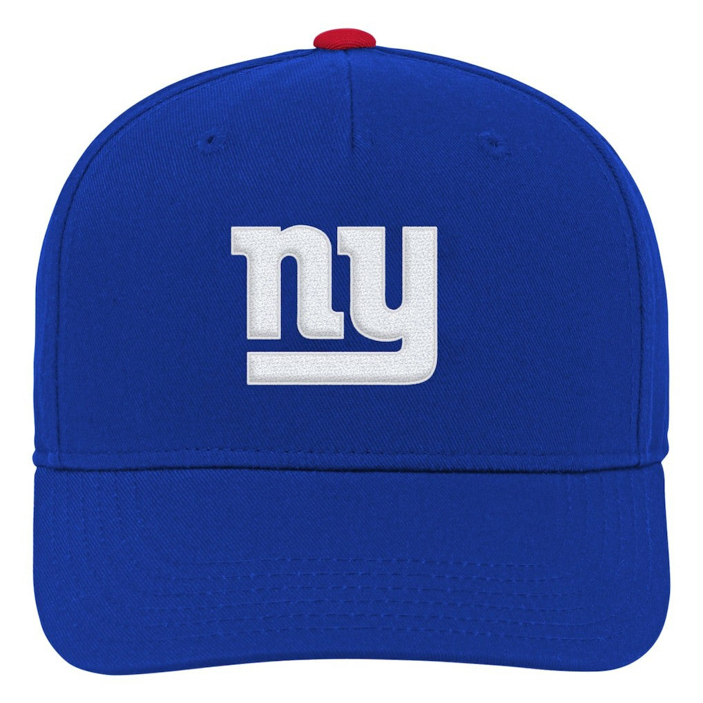 New York Giants Youth Team Pre-Curved Adjustable Hat Royal - NFL