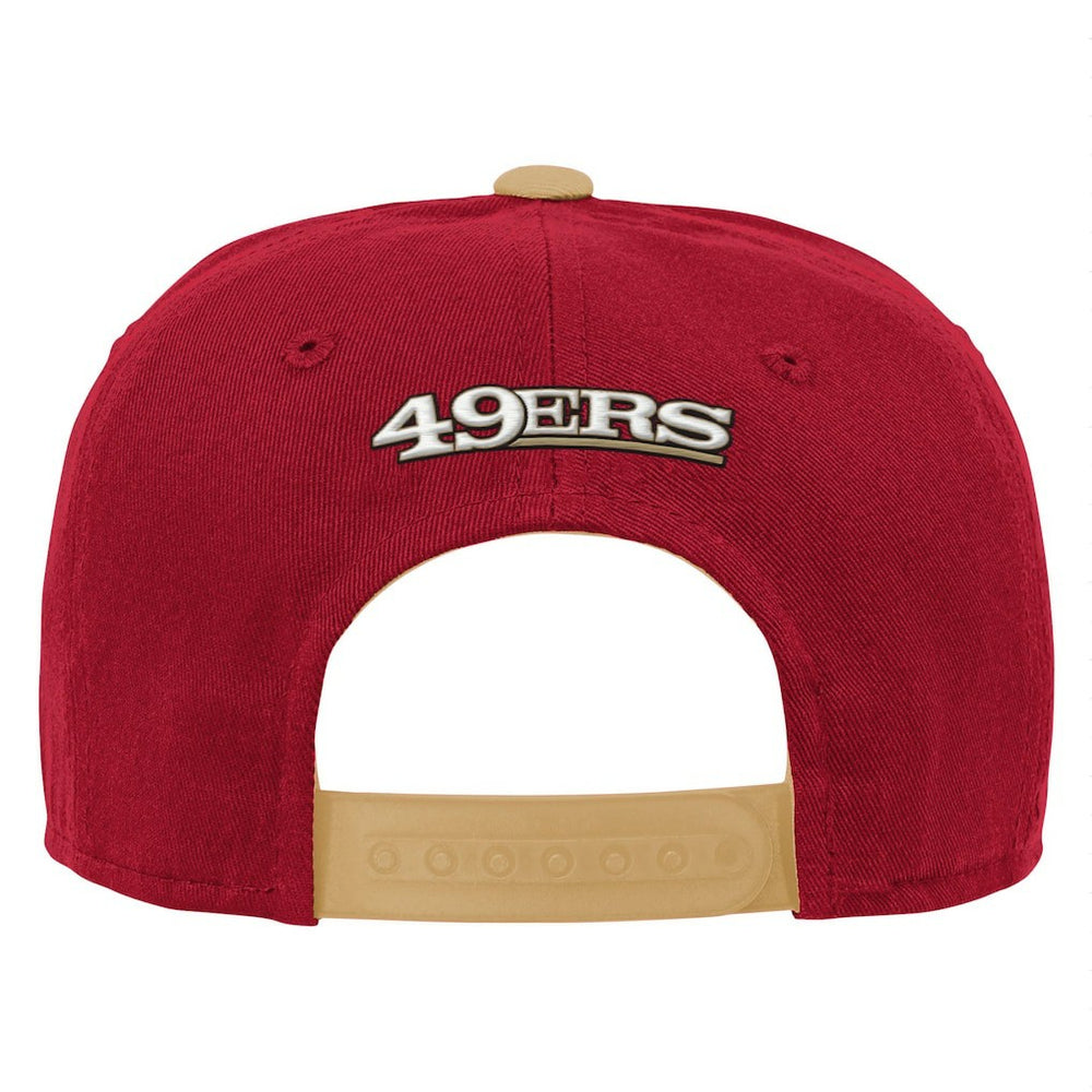 San Francisco 49ers Youth Team Pre-Curved Adjustable Hat Scarlet - NFL
