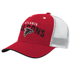 Atlanta Falcons Youth Core Lockup Trucker Adjustable Hat Red - NFL