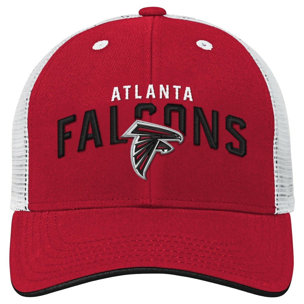 Atlanta Falcons Youth Core Lockup Trucker Adjustable Hat Red - NFL