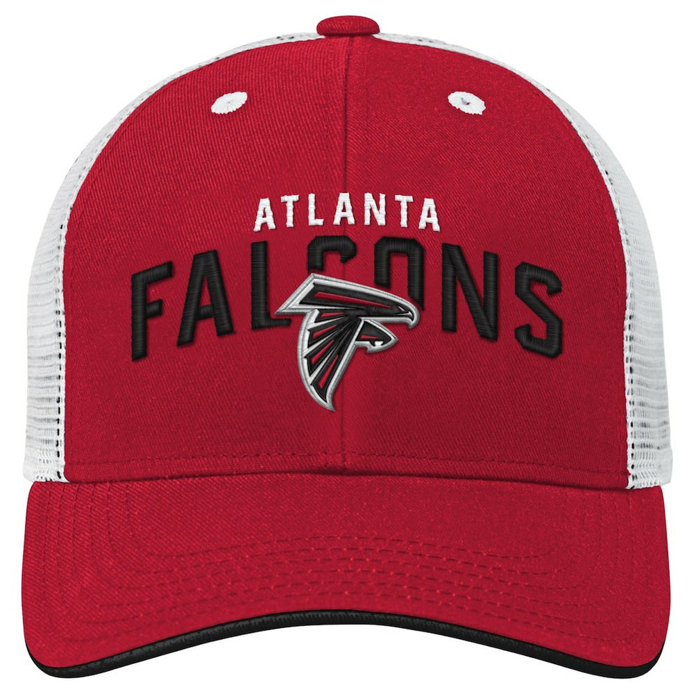 Atlanta Falcons Youth Core Lockup Trucker Adjustable Hat Red - NFL