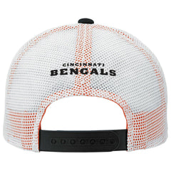 Cincinnati Bengals Youth Core Lockup Trucker Adjustable Hat Black - NFL