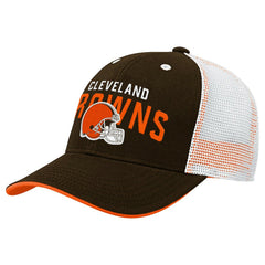 Cleveland Browns Youth Core Lockup Trucker Adjustable Hat Brown - NFL