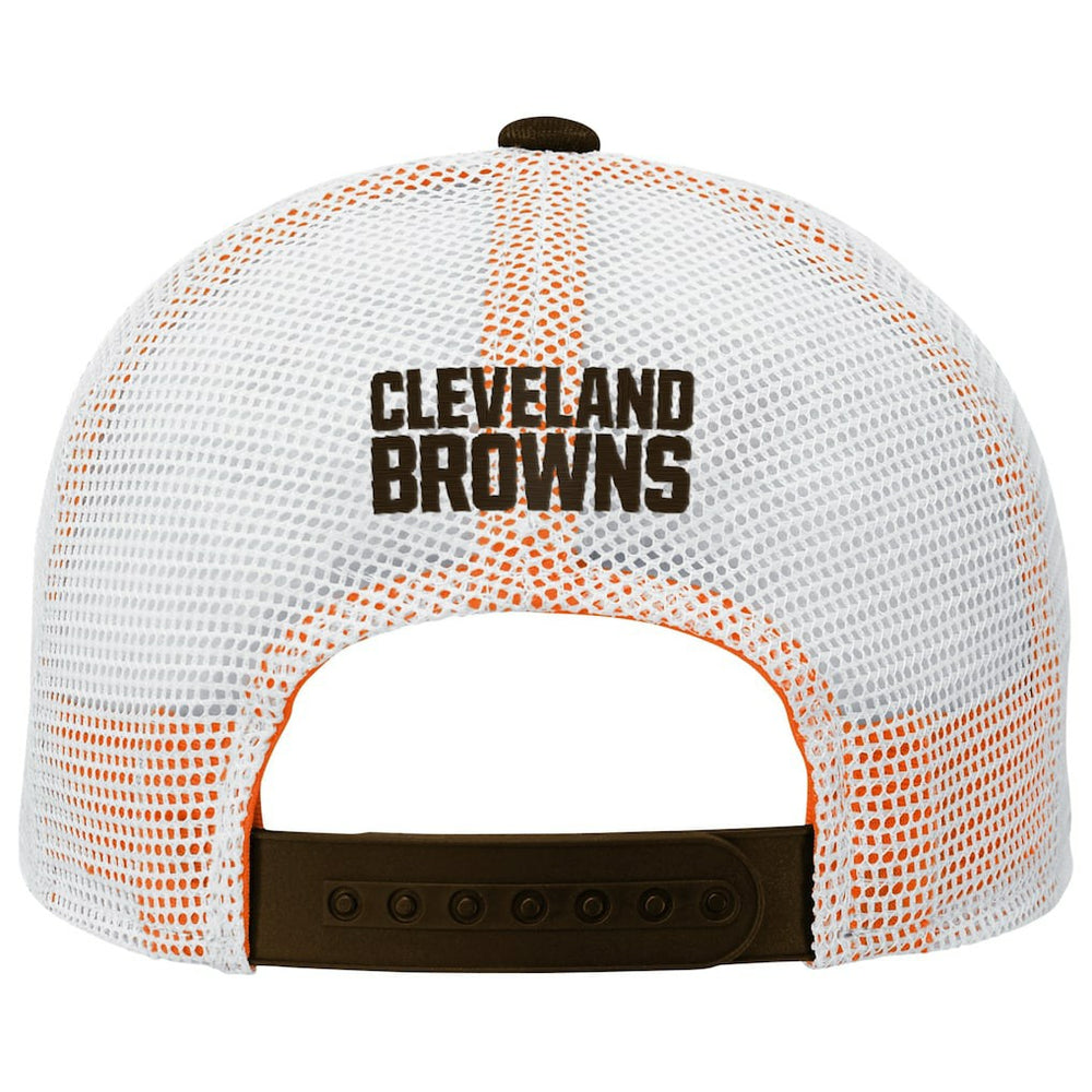 Cleveland Browns Youth Core Lockup Trucker Adjustable Hat Brown - NFL