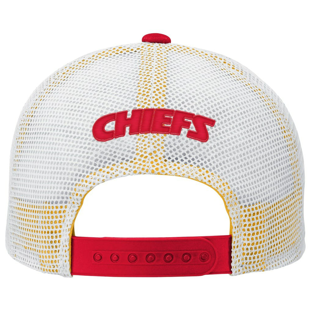 Kansas City Chiefs Youth Core Lockup Trucker Adjustable Hat Red - NFL