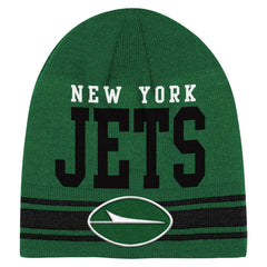 New York Jets Youth Retro Knit Beanie Green - NFL