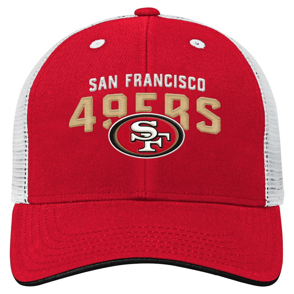 San Francisco 49ers Preschool Core Lockup Trucker Adjustable hat Scarlet - NFL