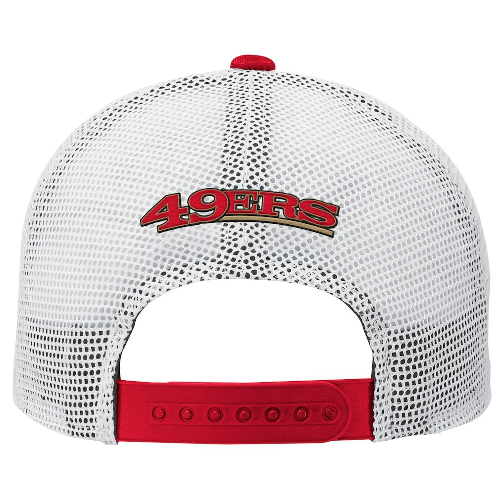 San Francisco 49ers Preschool Core Lockup Trucker Adjustable hat Scarlet - NFL