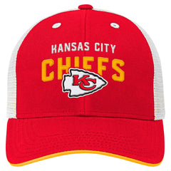 Kansas City Chiefs Preschool Core Lockup Trucker Adjustable hat Red - NFL